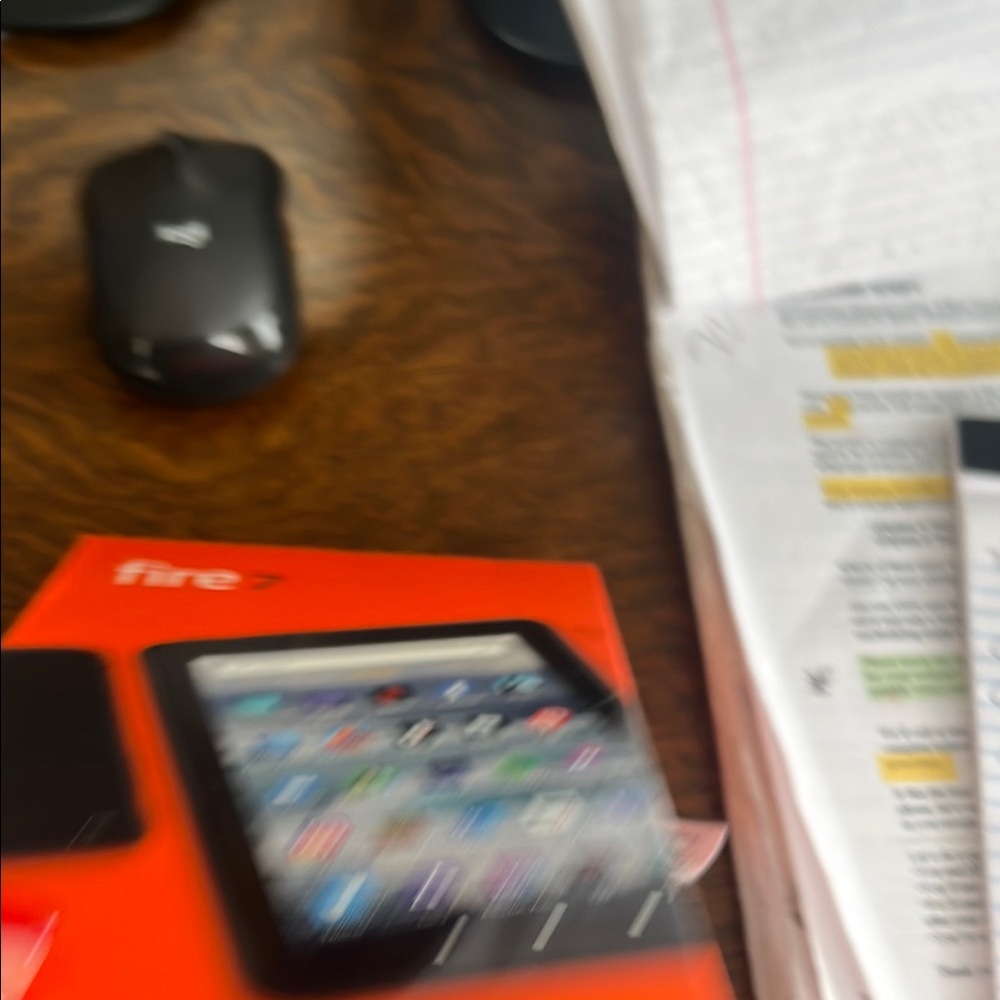 Amazon Black Fire Tablet with Protective Accessories - Picture 4 of 5